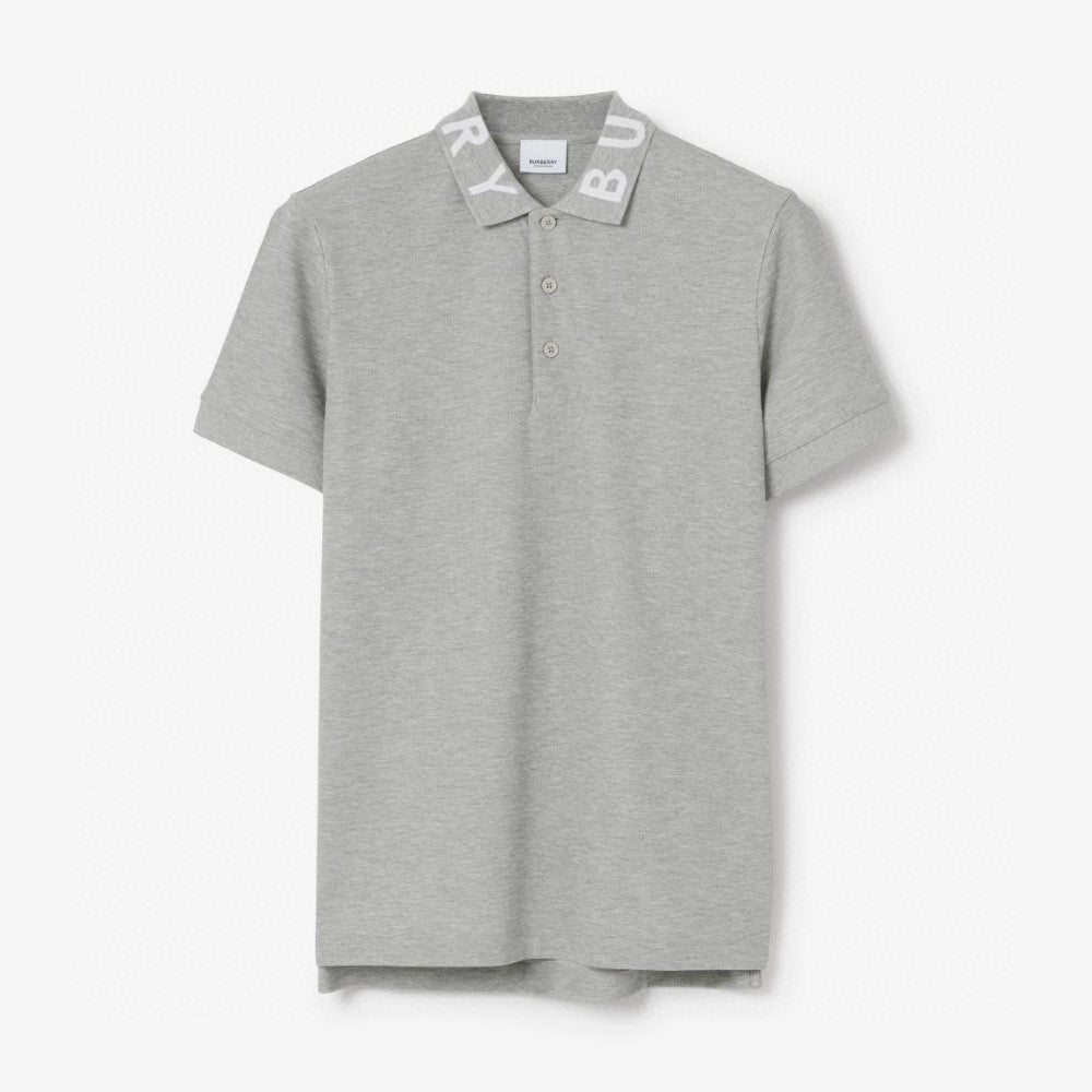 Men's Summer Solid Color Letter Printed Cotton Short Sleeve Polo Shirt T-Shirt #98627