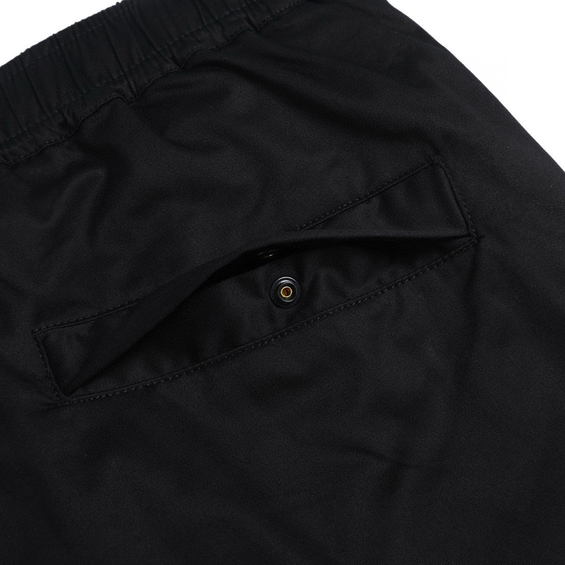 Men's Fall Black Cotton Guide Pin Patch Casual Straight Loose Work Pants #97966