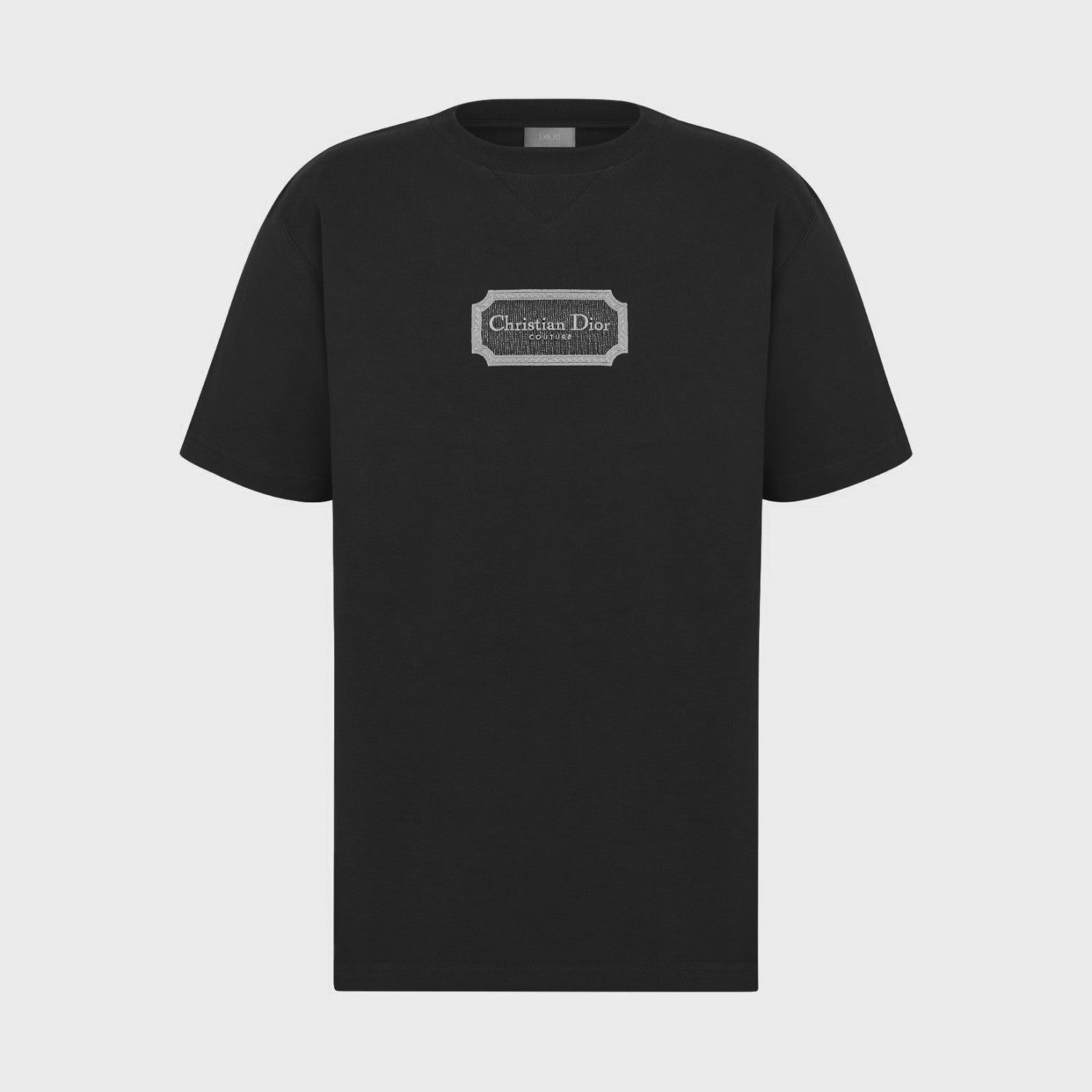 CD Men's Summer Embroidered Logo Solid Colour Round Neck Cotton Short Sleeve T-Shirt #97793