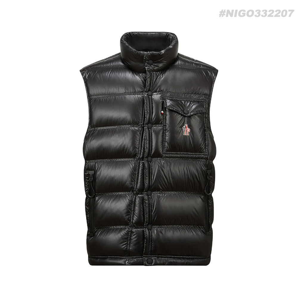 Grenoble Nantu Collection Men's And Women's Zipper Pocket Reflective Details Vest  Black #332207