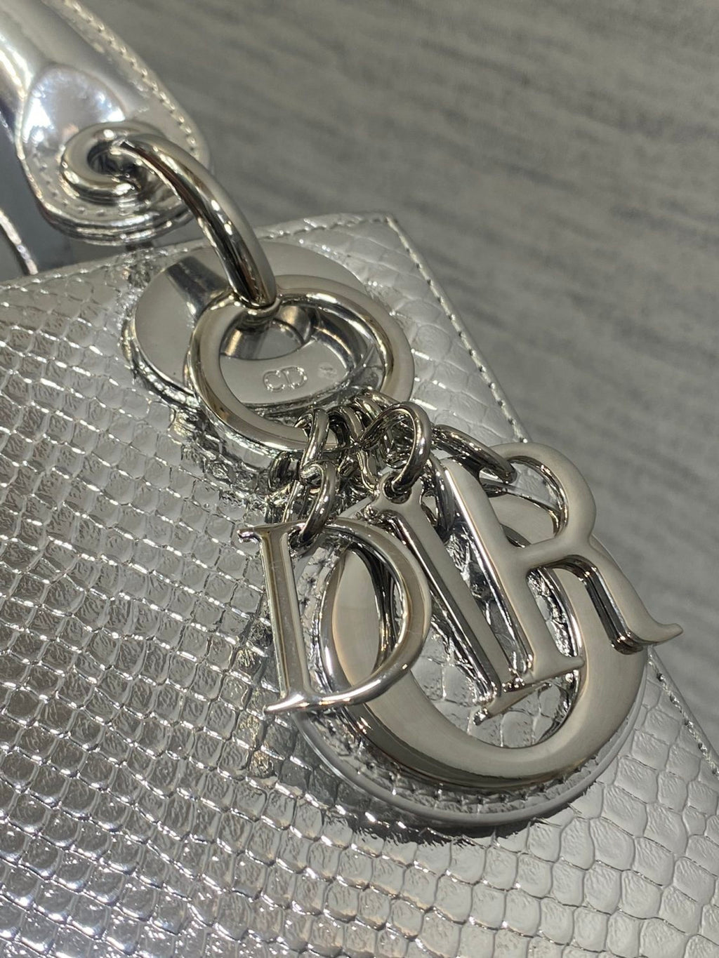 CD Lady Women's Solid Color Metal Pendant Detachable Chain Shoulder Strap Snake Skin Single Shoulder Crossbody Handbag Bag Bags #77722