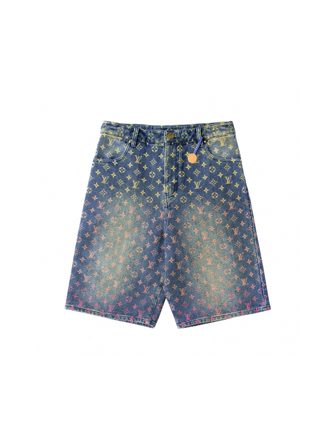 Denim Gradient Shorts Pants #94149