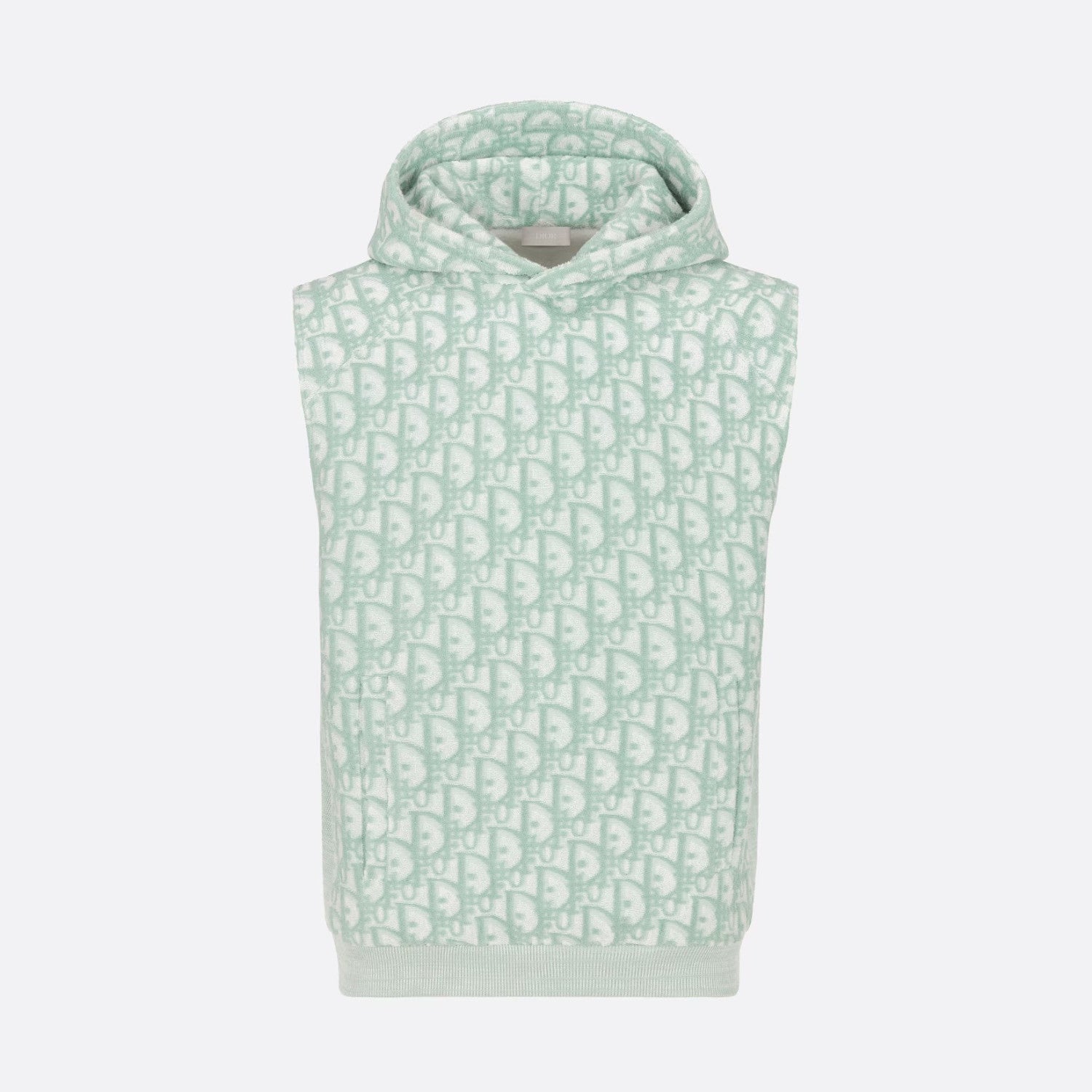 Women's Spring/Summer Logo Letter Print Cotton Hooded Sleeveless Sweatshirt #72292