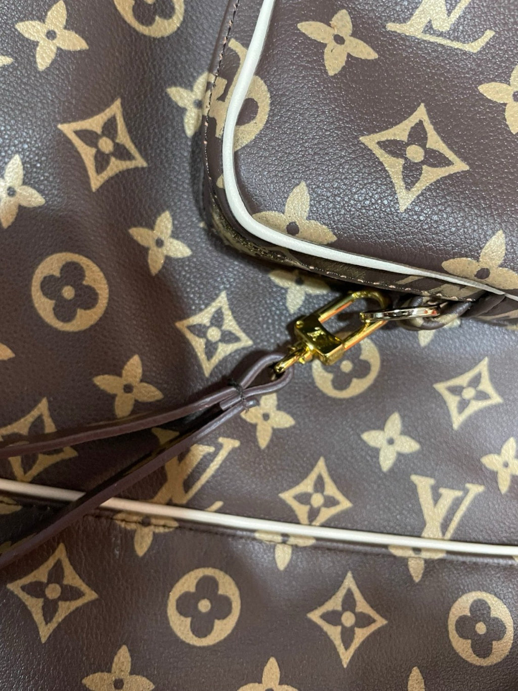 2025 FallWinter Men's Classic Monogram Tactical Leather Jacket with Three Detachable Straps #83127A