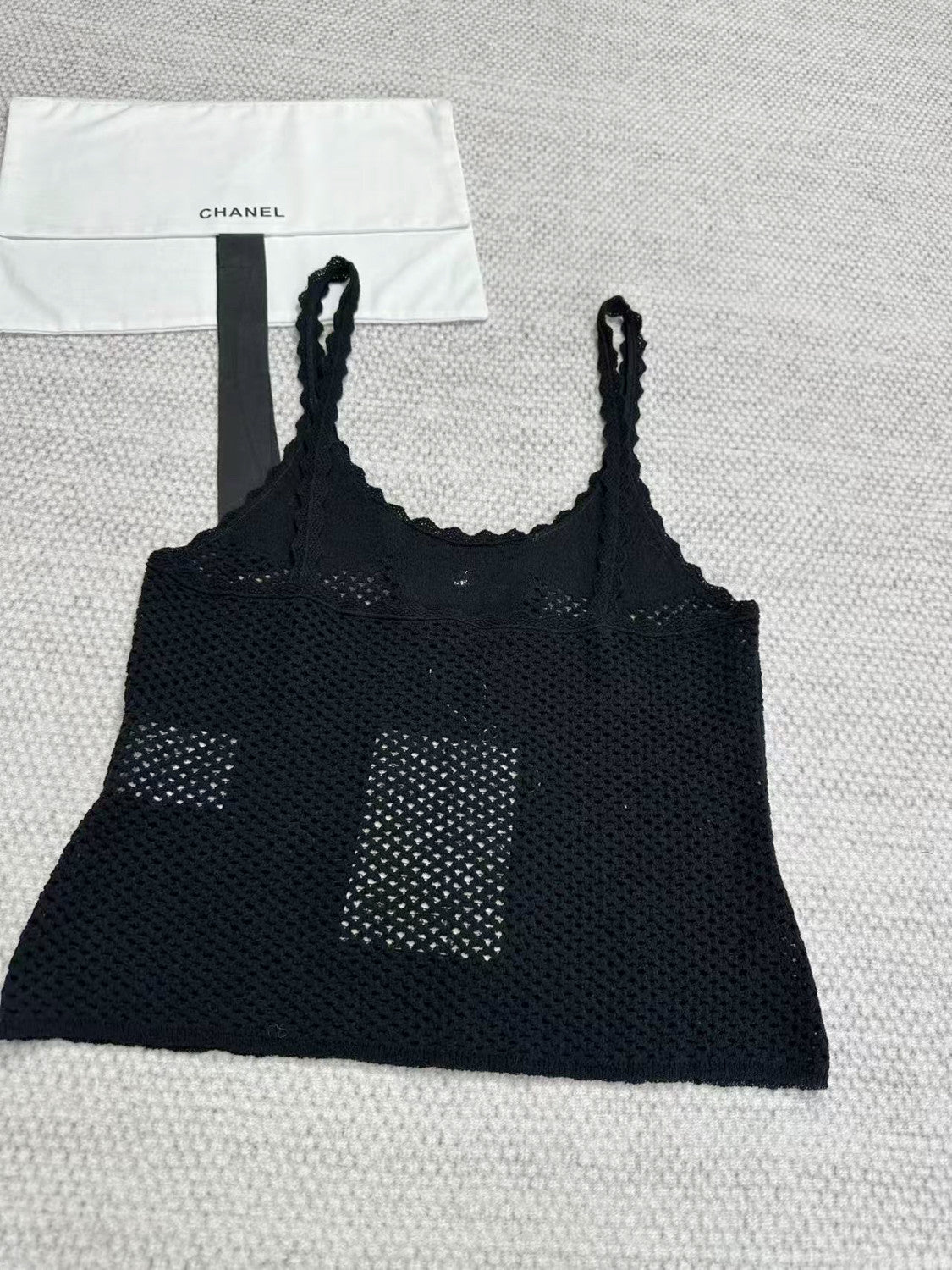 Women's Summer Fashion Casual Solid-Color Round Neck Breathable Lace Trim Tank Top Vest #78515