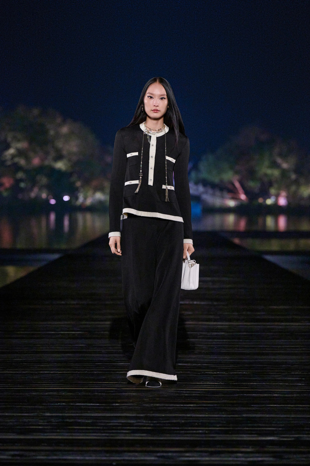 Women's Spring. Autumn. And Winter Color-Blocked Round Neck Single-Breasted Long-Sleeved Knitted Sweater Pullover Ngvp #2156