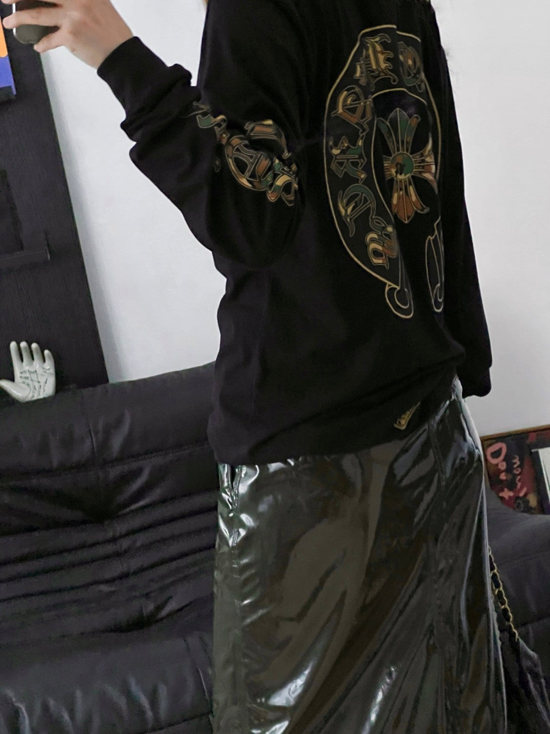 Men's and Women's Spring and Autumn Camouflage Print Logo Print Casual Round Neck Cotton Pullover Sweatshirt #72693