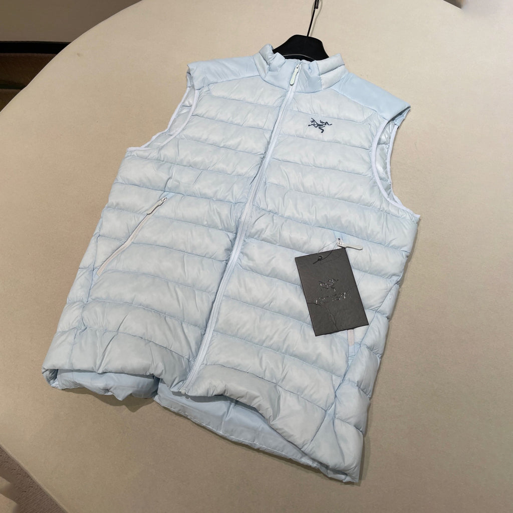 Men's Fall/Winter Fashion Casual High Neck Zipper Sleeveless Thermal Vest #79431