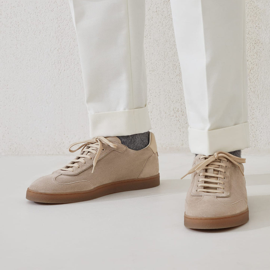 BC Men's Spring And Summer Washed Suede Rubber Sole Shoes Fashion Casual Solid Color Flat Sneakers Ngvp #1983