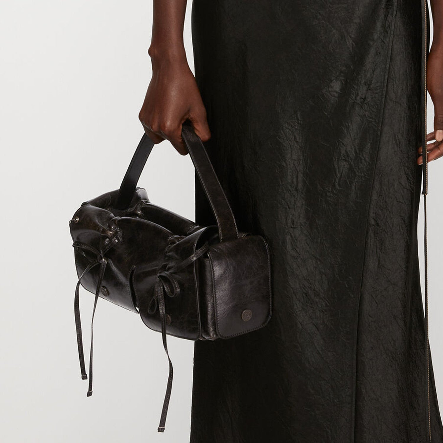 Acne Studios Multipocket Bag Butterfly Camera Bag Large Handbag Vintage Temperament Pleated Bags Multipocket Rev A10328-ADM Ngvp #8926