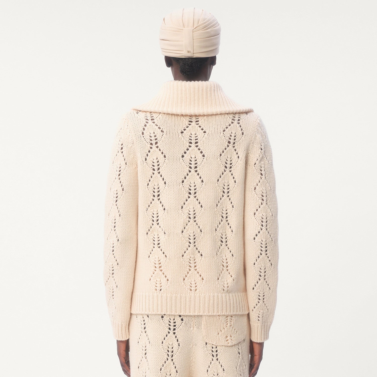 Women's Spring Cherry Embroidery Wool Knitted Jacket Skeleton Zip Knit Fashion Elegant Cute Lapel Sweater Cardigan Ngvp #9914