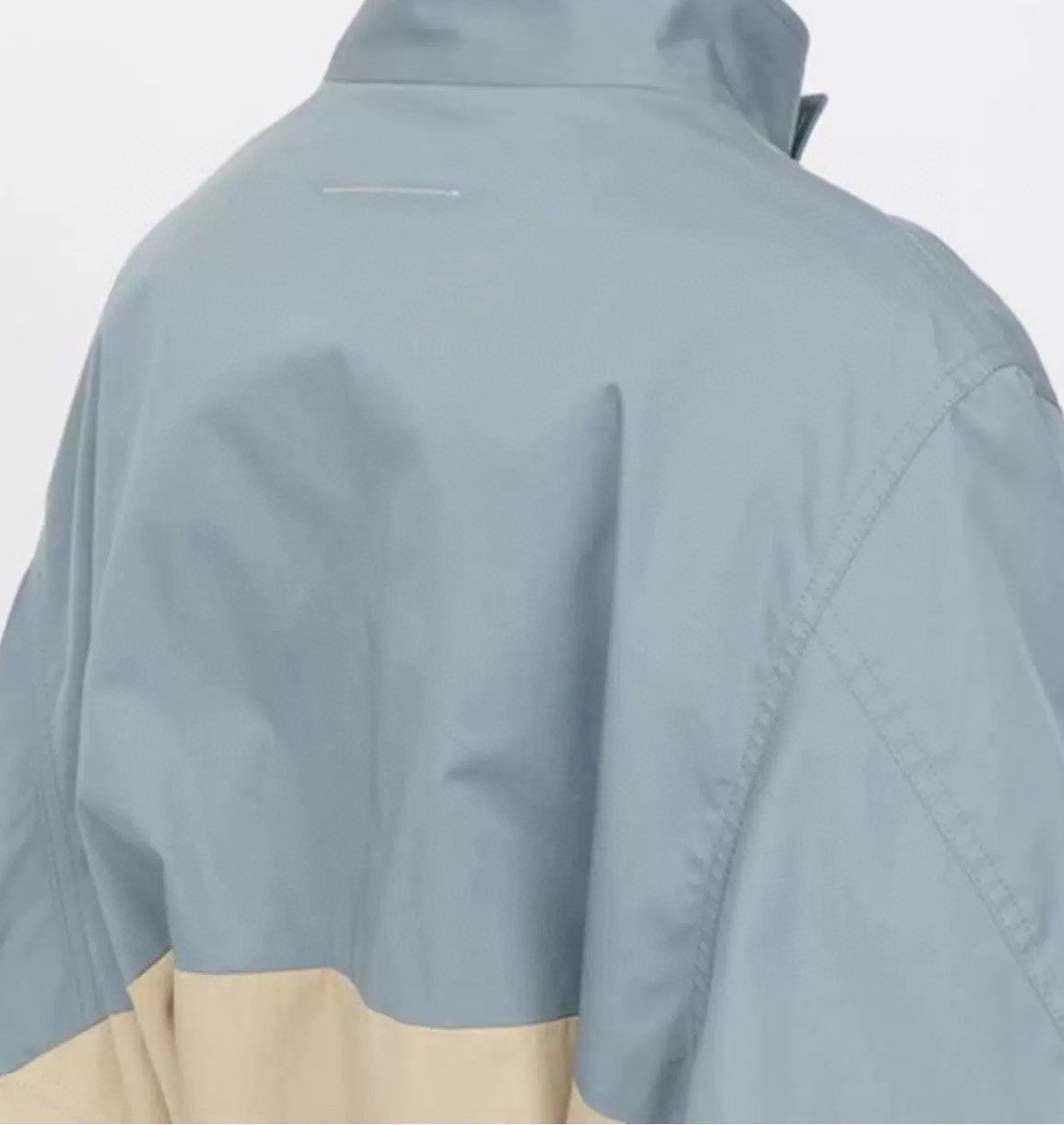 MM6 Margiela 2026 collection color-blocked patchwork stand-collar batwing sleeve Jacket #194158