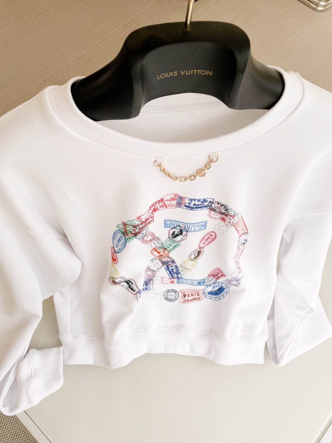 Women's Spring and Autumn White Round Neck Travel Seal Print Long Sleeve Sweatshirt #74178