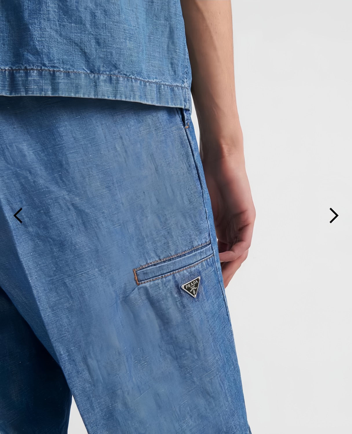 Men's Summer Blue Lapel Single Breasted Short Sleeve Denim Shirt Jacket Shorts Set Suit #98554