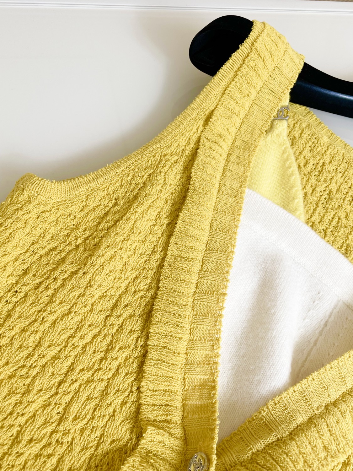 Women's Spring And Autumn Vintage V-Neck Cotton Knit Sleeveless Vest Ngvp #9877