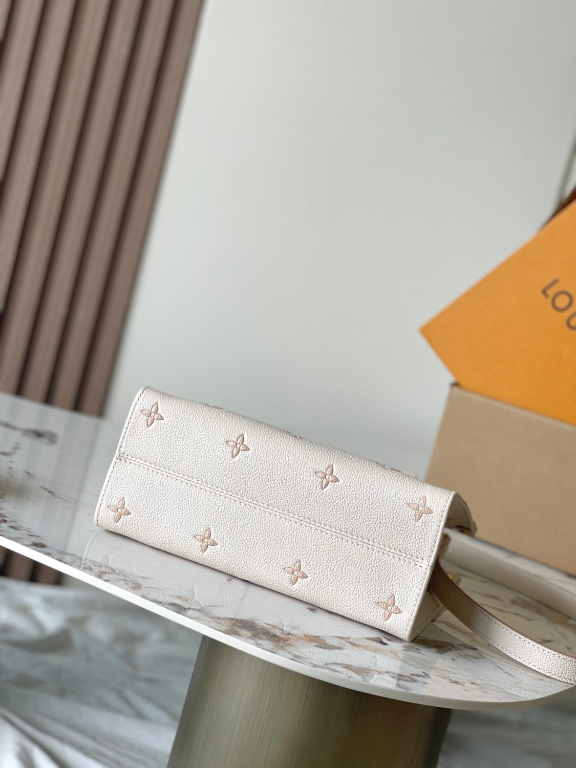 ONTHEGO Women's Letter Logo Printed Leather Tote Bag Shopper Tote Handbags Bags #77454