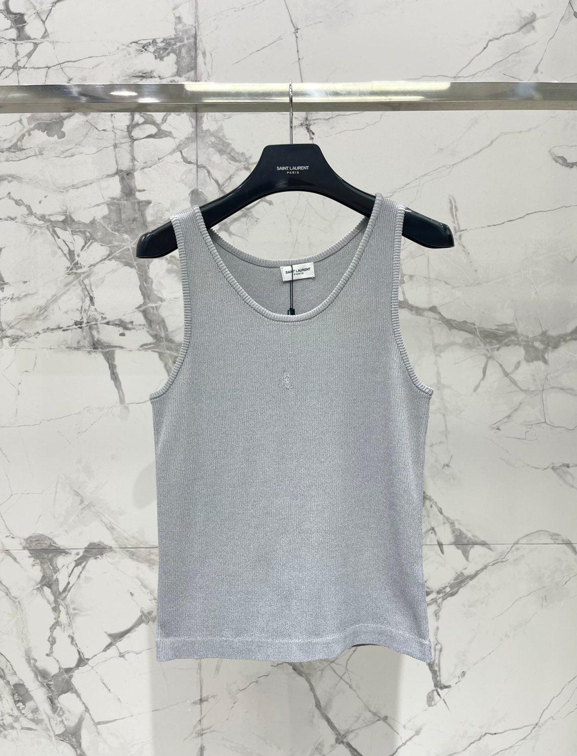 Women's Spring And Summer U Neck Knit Undershirt Fashion Trend Casual Logo Embroidery Undershirt Vest Tops #81651