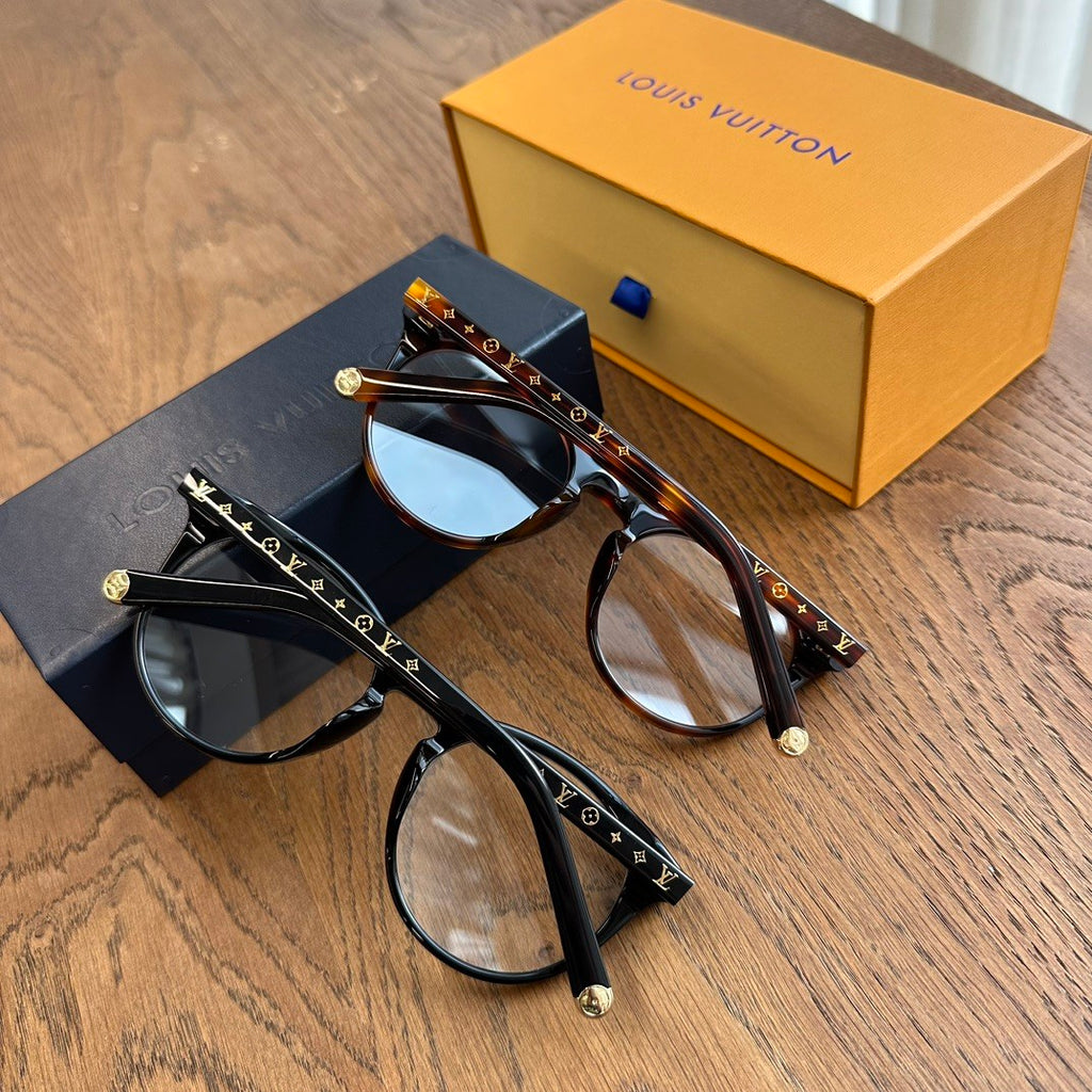 MY MONOGRAM LIGHT ROUND Women's Acetate Fiber Metal Irregular Shape Optical Frame Optical Glasses #72977