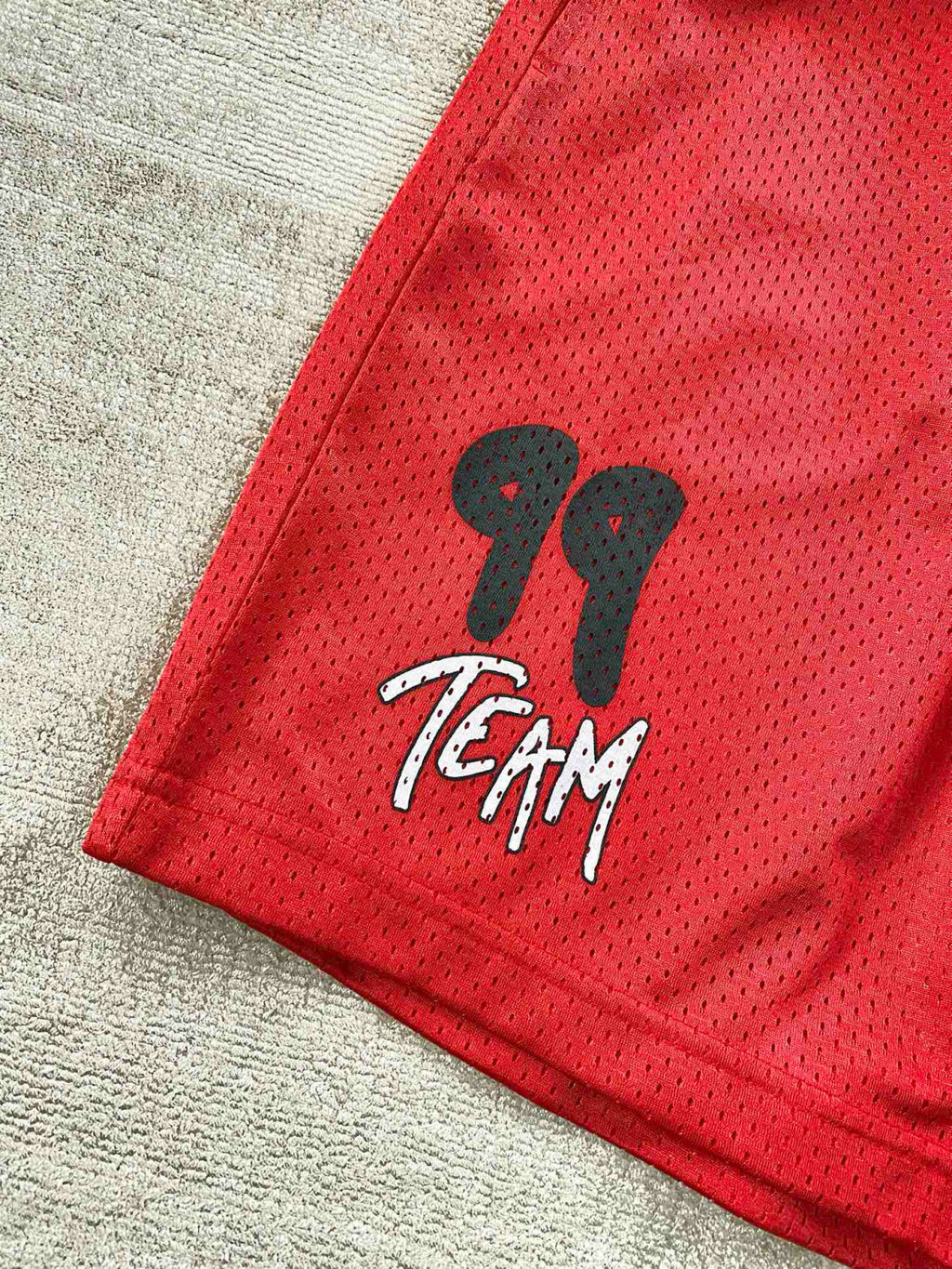 Men's Spring and Autumn Printed Stretch Drawstring Loose Fit Sweatpants Shorts #98774