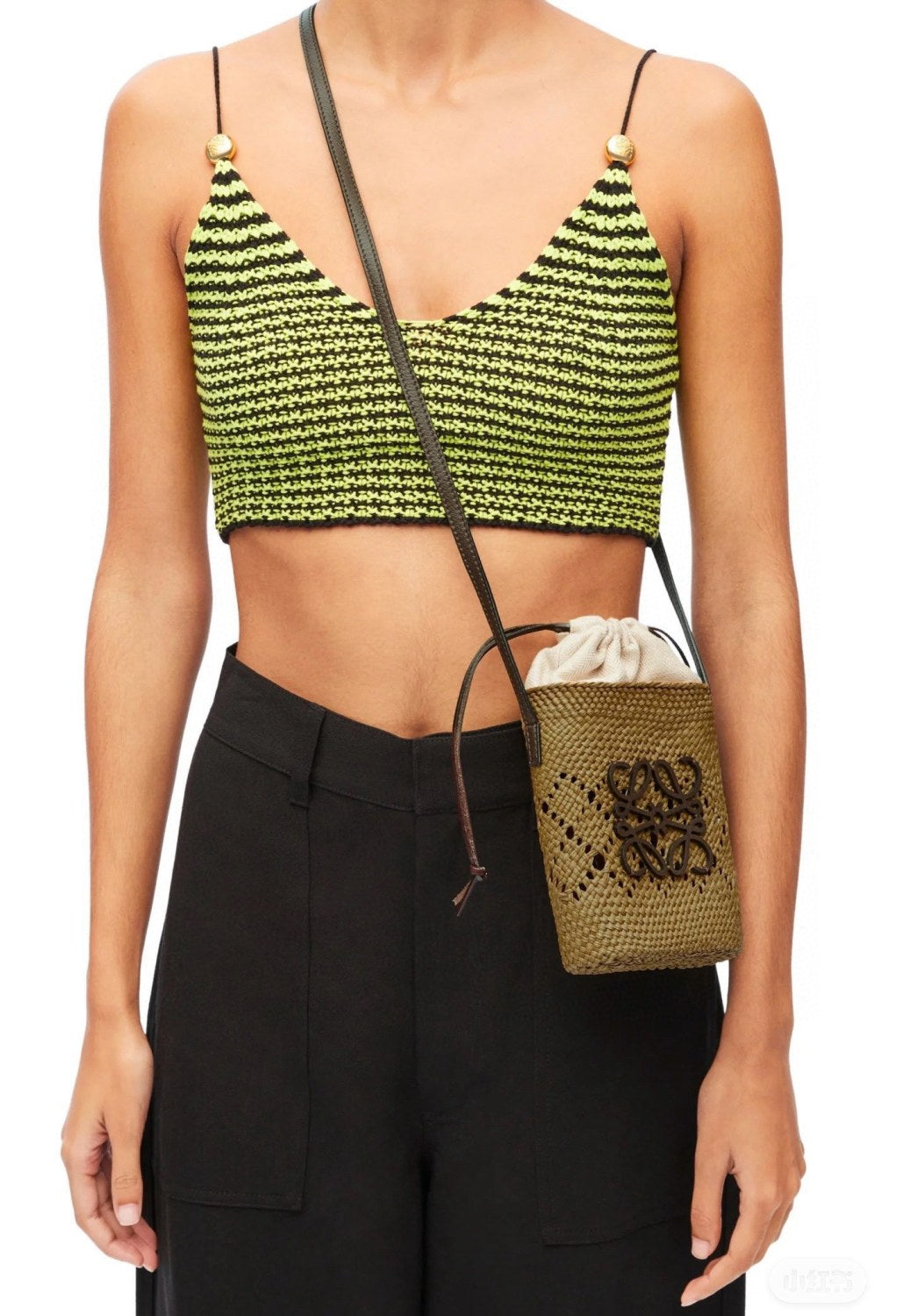 Women's Summer Spice Girl Style Neckless Camisole Blend Cotton Strappy Sleeveless Short Top Vest #71624