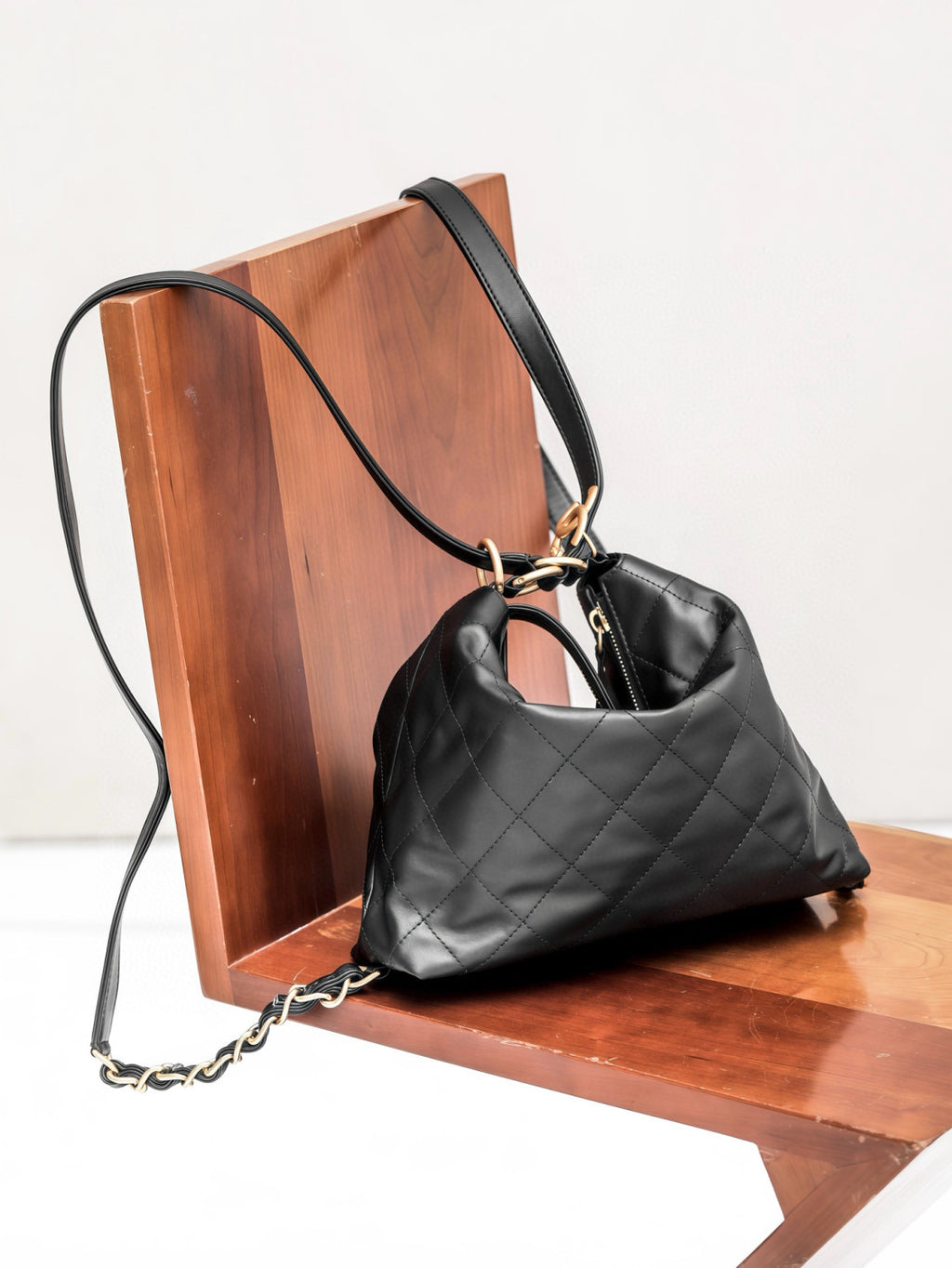 25S Women's Chain Shoulder Strap Solid Color Cowhide Handbag Single Shoulder Bag Double Shoulder Backpack Bags #77652