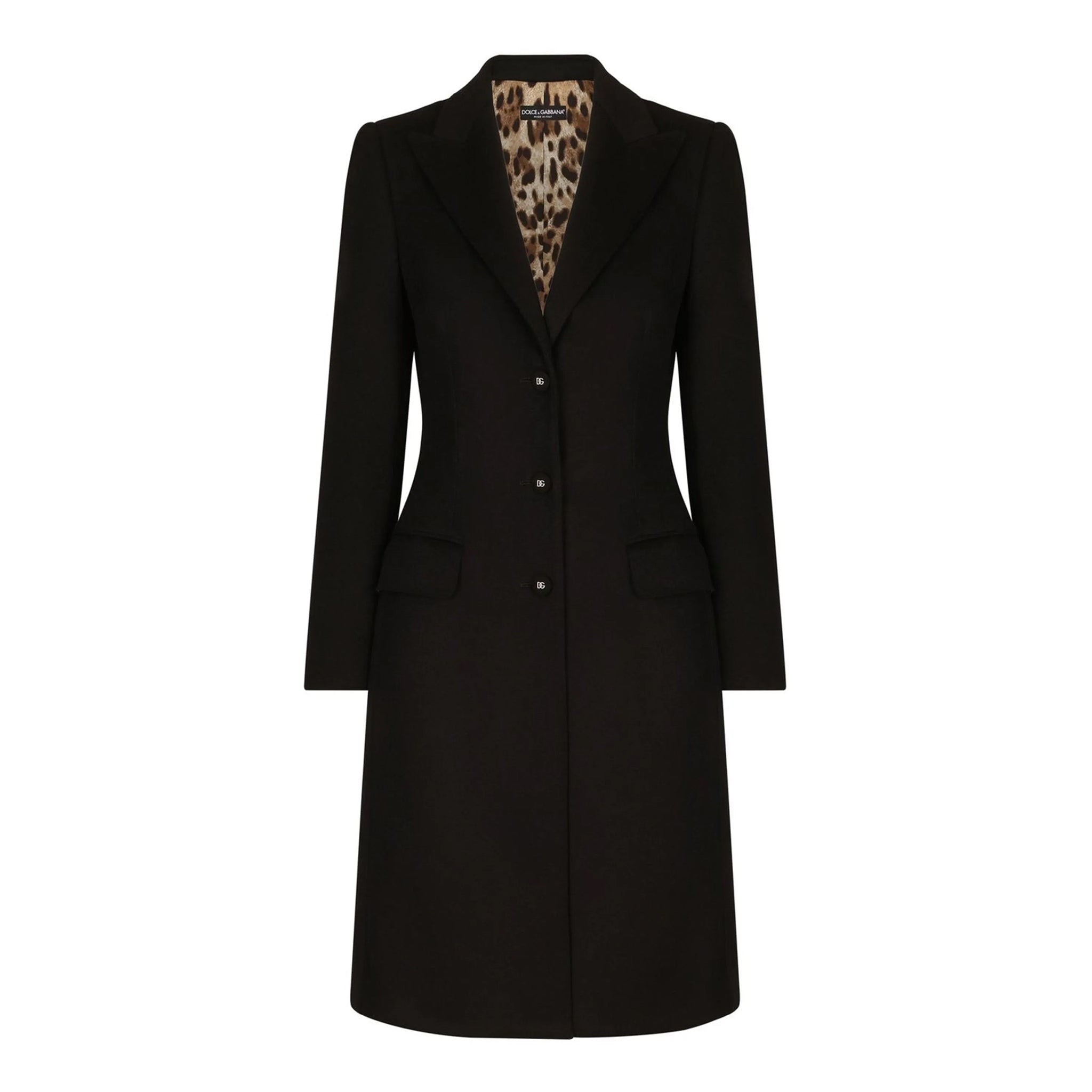 Women's Autumn And Winter Solid Color Wool Single Breasted Medium Length Long Sleeve Coat Ngvp #8955