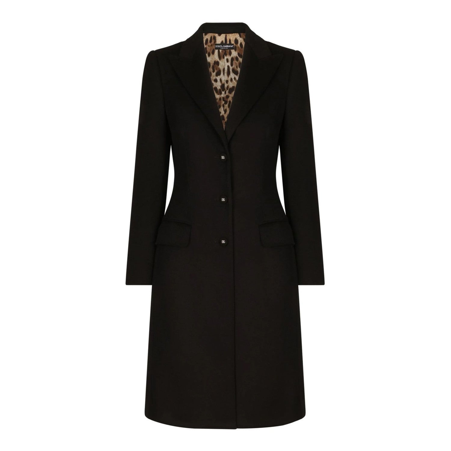 Women's Autumn And Winter Solid Color Wool Single Breasted Medium Length Long Sleeve Coat Ngvp #8955