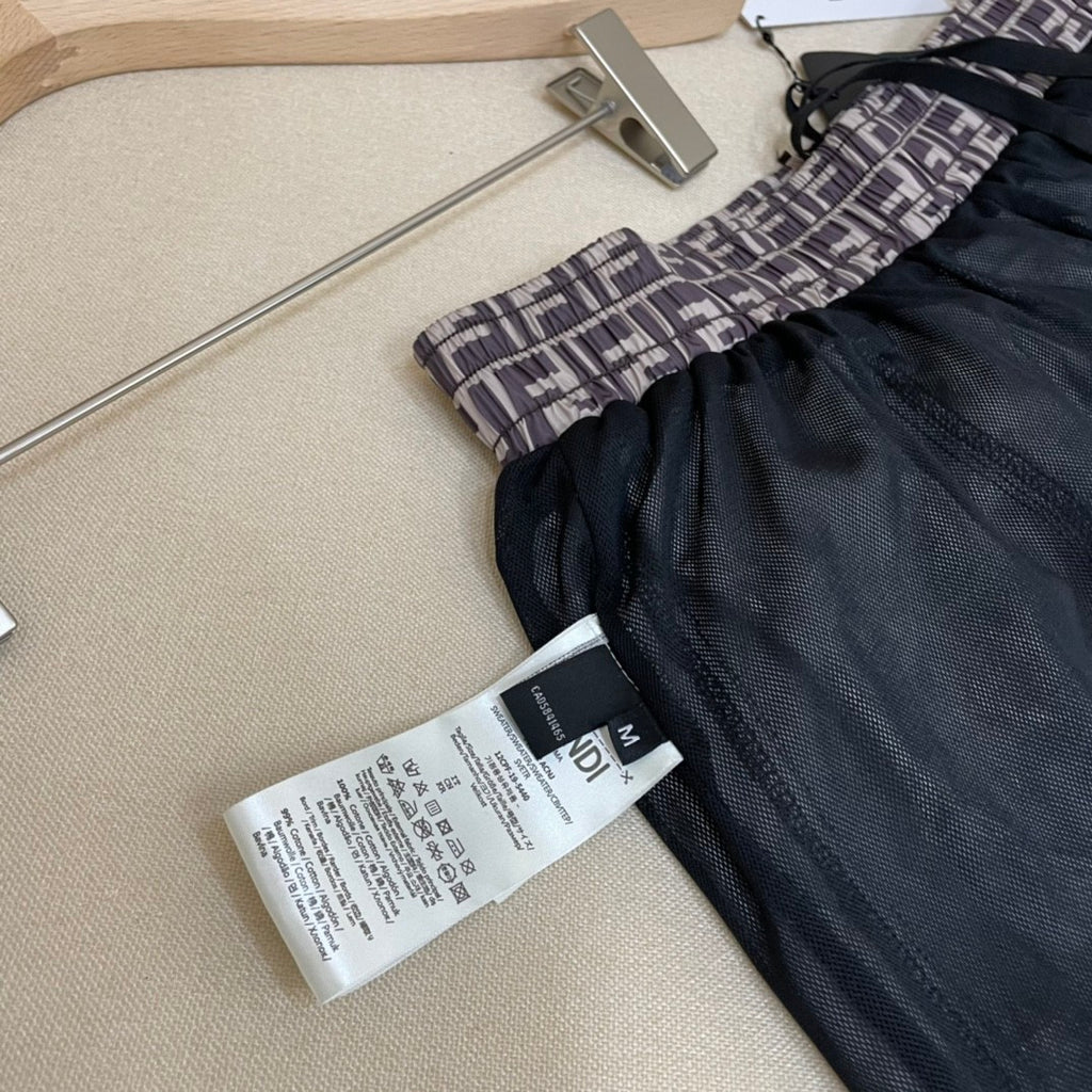 Men's & Ladies' Summer Pattern Printed Drawstring Swimming Casual Shorts Pants #99525