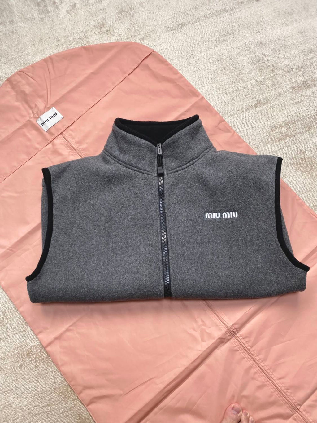 Men's And Women's Spring And Fall Suede Stand-up Collar Zipper Sleeveless Vest Jacket #73174