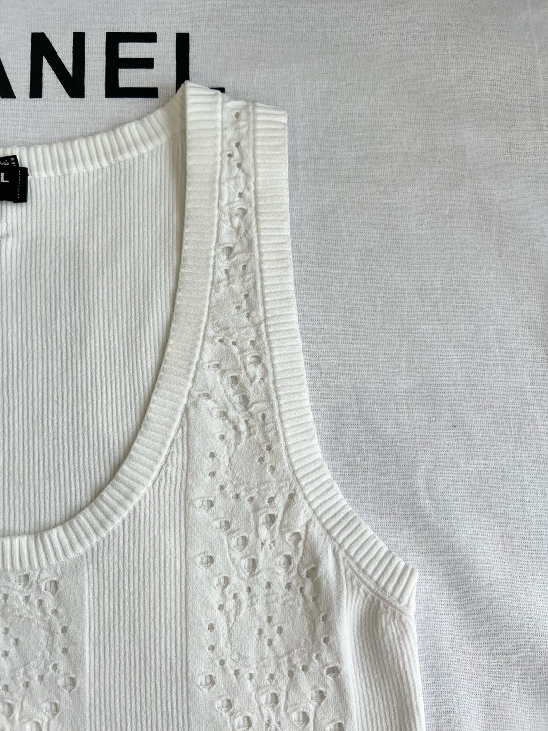 Women's Summer U-Neck Floral Lace-Up Solid Color Stretch Knit Sleeveless Tank Top Vest #81523