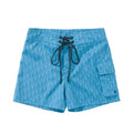 Men's Summer Solid Color Logo Monogram Full Print Drawstring Tie Polyester Shorts Pants #99723
