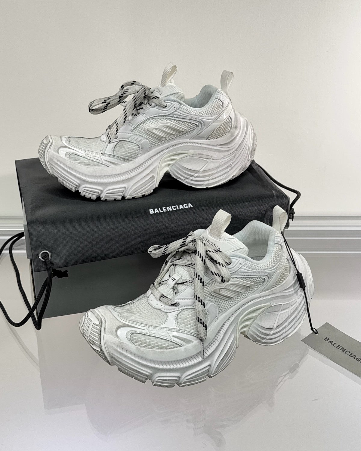 6XL Men's And Women's Round Head Lace Up Low Top Thick Bottom Casual Pops Shoes #75125