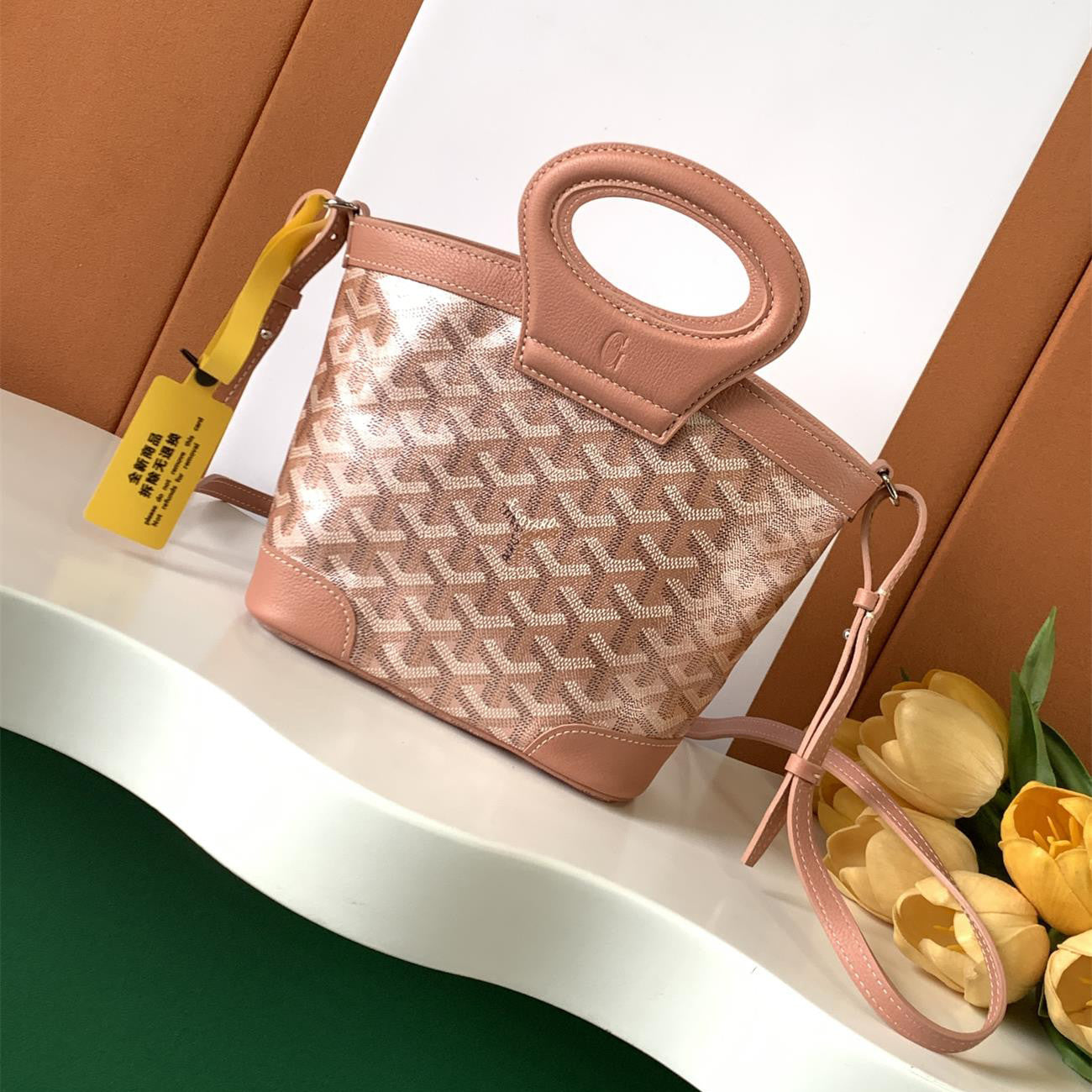 Beluga Women's Y-shaped Floral Print Adjustable Detachable Shoulder Strap Canvas And Calfskin Shoulder Mini Bag Crossbody Handbag Bags #77441