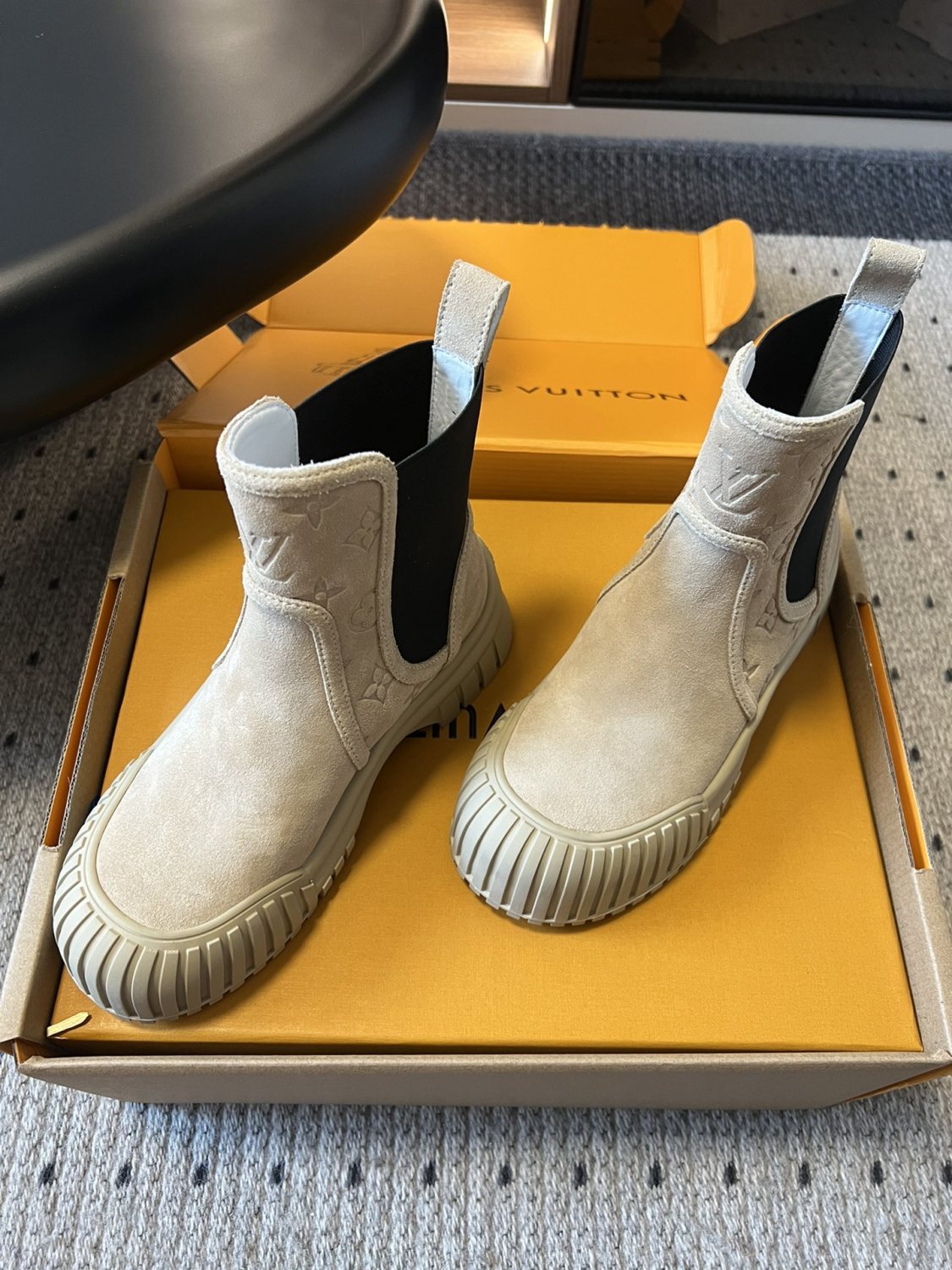 Women's Autumn/winter Solid Color Round Toe Short Boot With Thick Sole Suede Classic Fashion Boots Shoes #78119