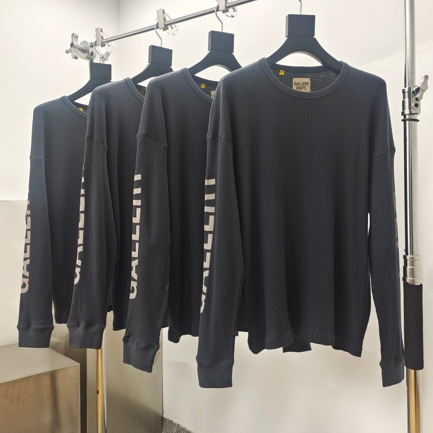 Men's and Women's Spring and Autumn Letters Retro Washed Round Neck Cotton Pullover Long Sleeve Knit Sweater #99262