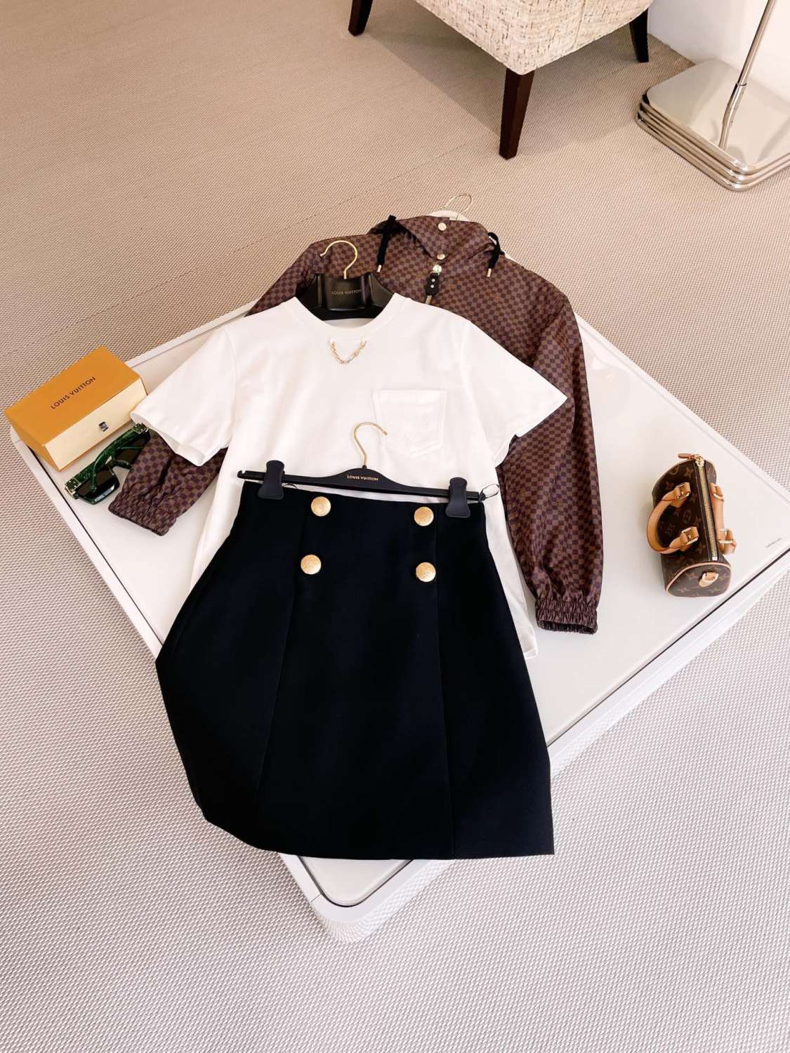 Women's Summer Solid Color Chain Thin Sister Round Neck Cotton Short Sleeve T-Shirt #73177