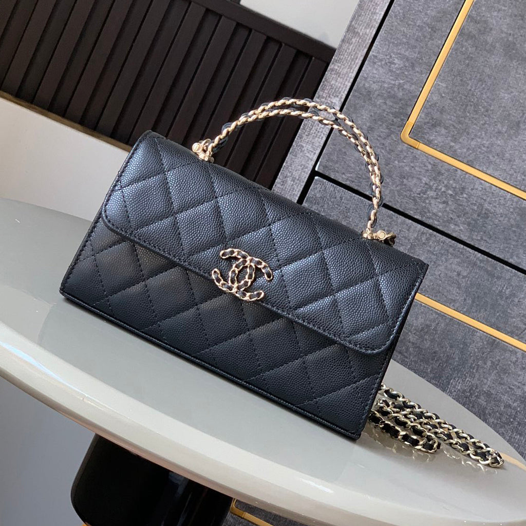 Women's Solid Color Diamond Pattern Chain Shoulder Strap Grain Embossed Leather Flap Bag Single Shoulder Handbag Crossbody Bags #77513