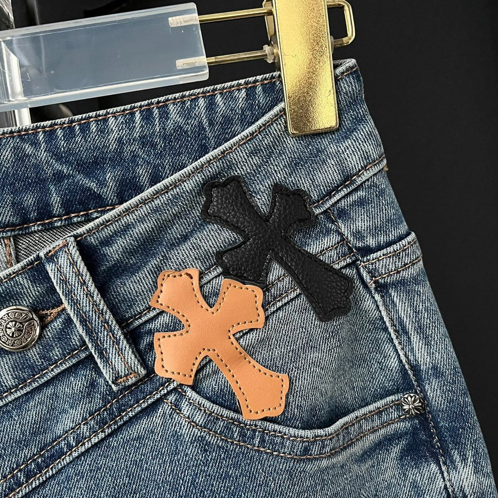 Women's Spring And Fall Blue High-waisted Thin Slim Stretch Flare Jeans Pants #73217