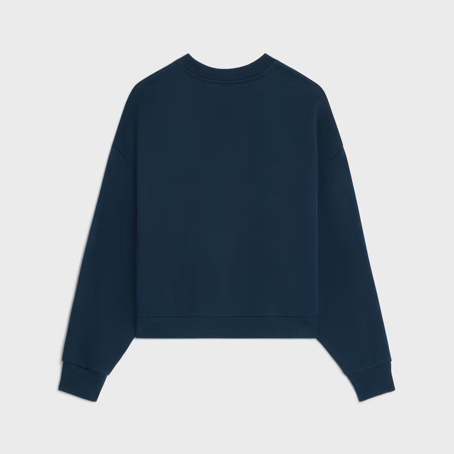 Women's Fall/Winter Fashion Casual Oversized Flocked Print Letter Logo Crew Neck Long Sleeve Sweatshirt #78459