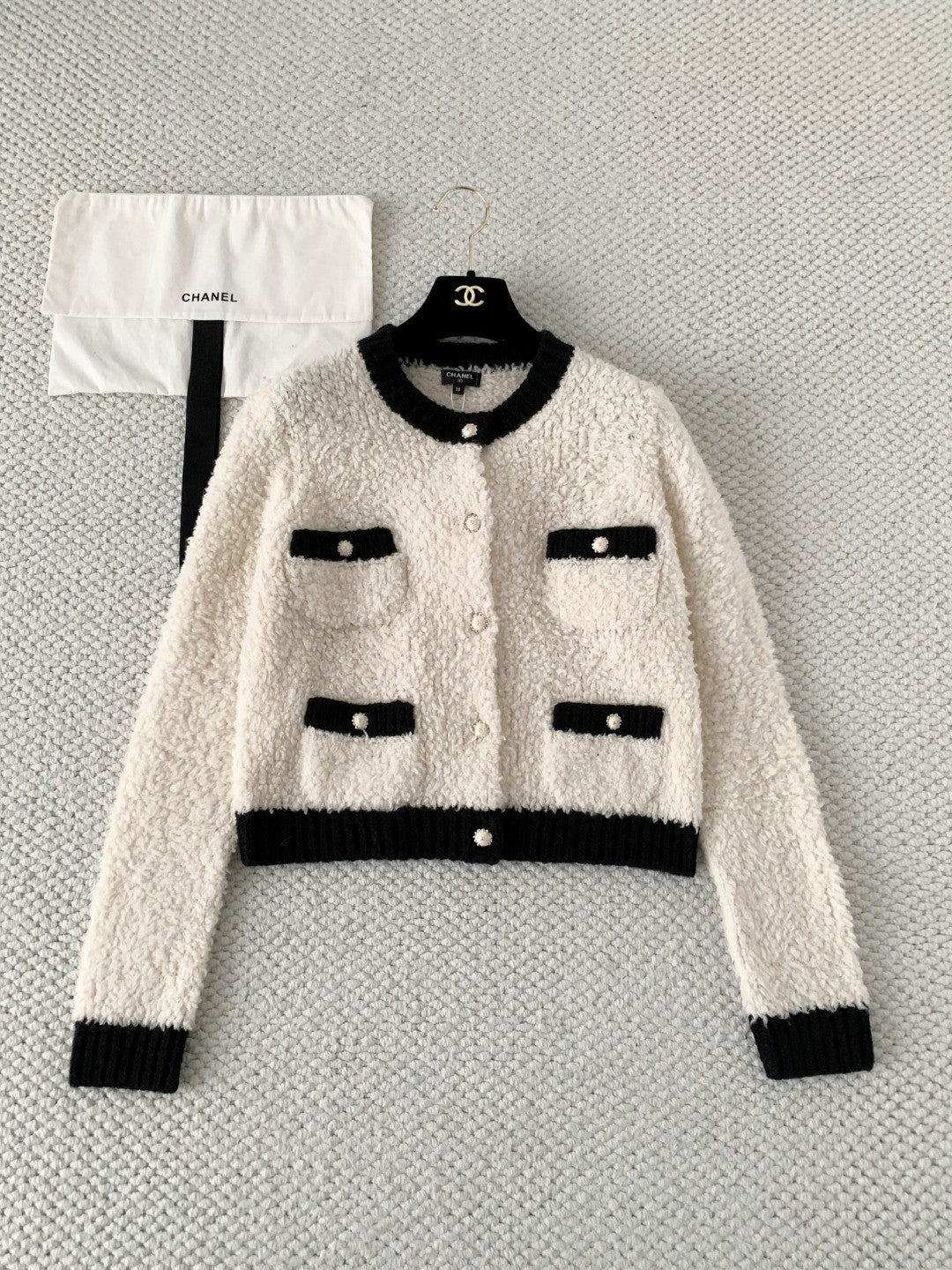 25K Women's SpringAutumn Color-Blocked Cardigan #83228A