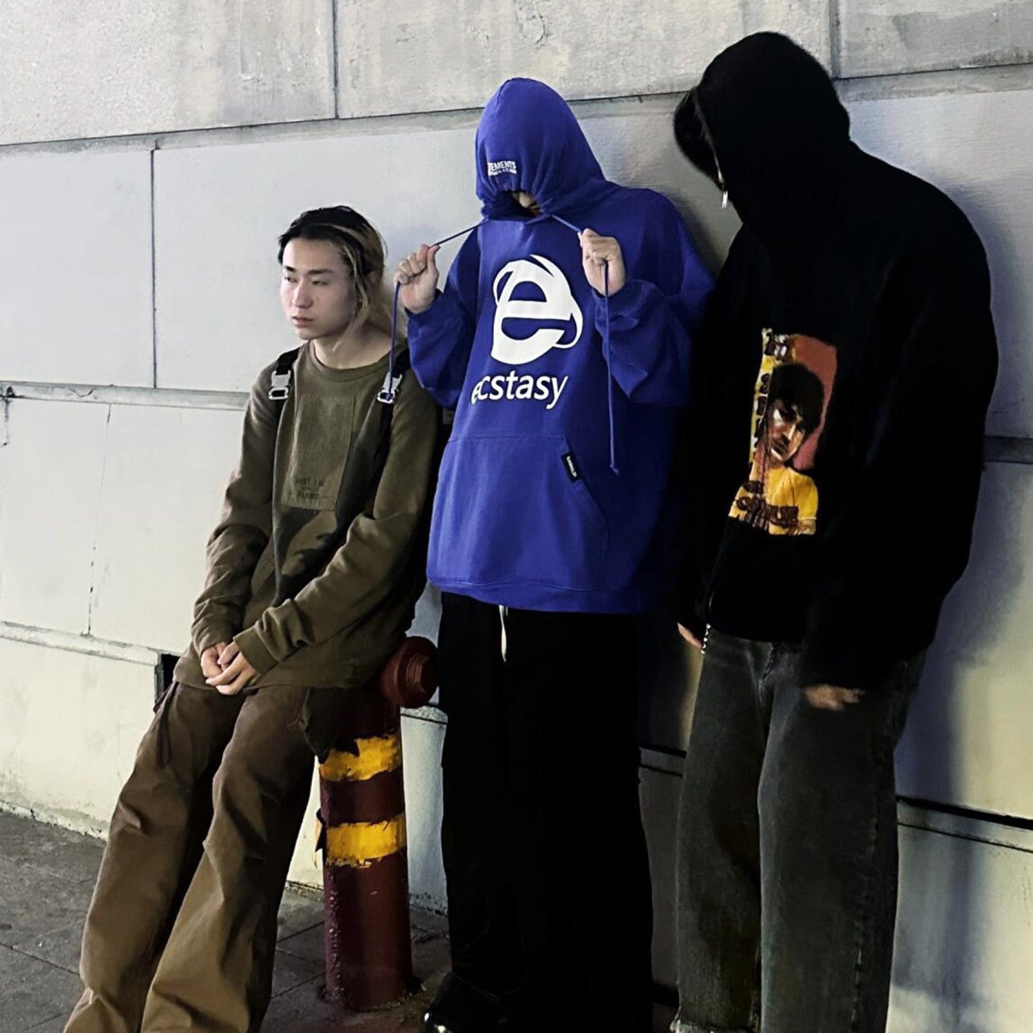 Vetements Men's Spring And Autumn Esctasy Browser Sweatshirt Fashion Letter Printed Loose Zipper Long Sleeve Hoodie #71574