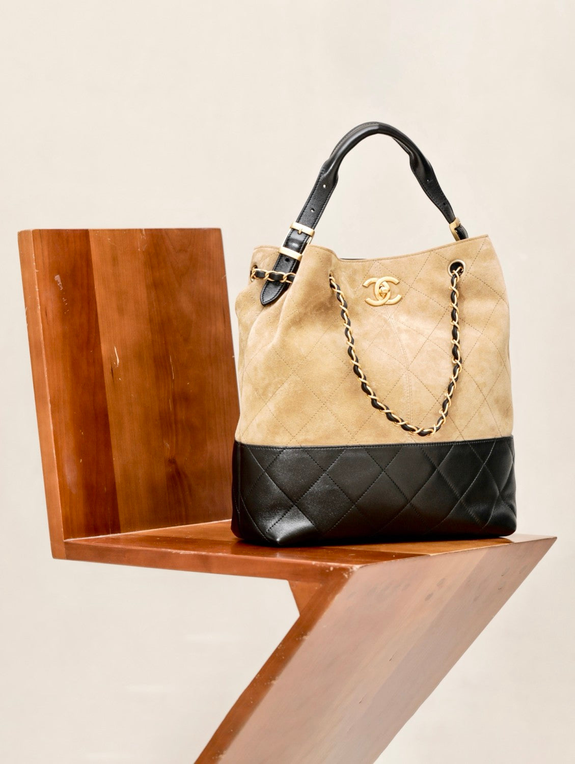 Women's Multicolored Chain Shoulder Strap Suede And Leather Shoulder Bag Handbag Bags #77468