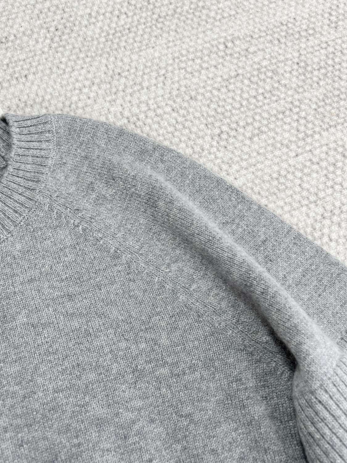 Women's Spring And Autumn Round Neck Solid Color Casual Long Sleeve Cashmere Sweater #71912