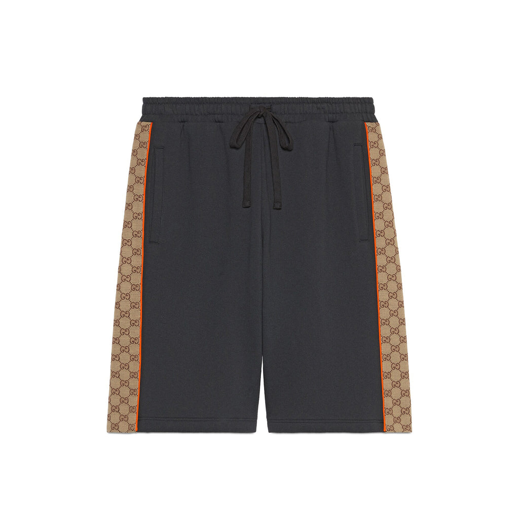 Men's Spring and Autumn Patchwork Logo Jacquard Zipper Hooded Long Sleeve Jacket Lace-Up Casual Shorts Pants Suit Set #98839