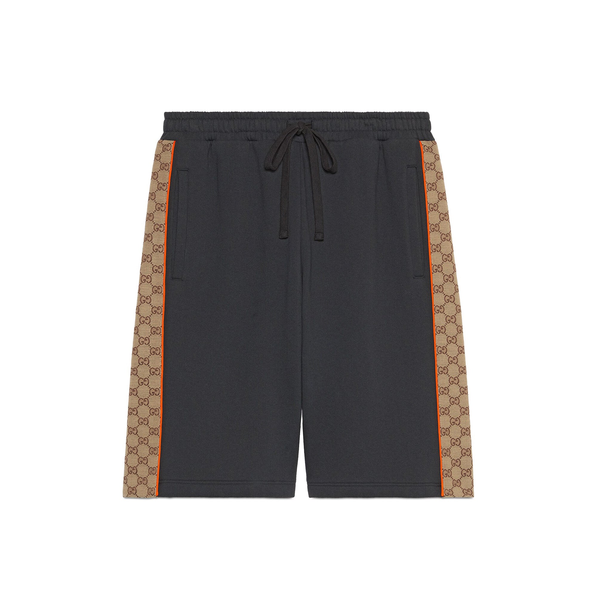 Men's Spring and Autumn Patchwork Logo Jacquard Zipper Hooded Long Sleeve Jacket Lace-Up Casual Shorts Pants Suit Set #98839