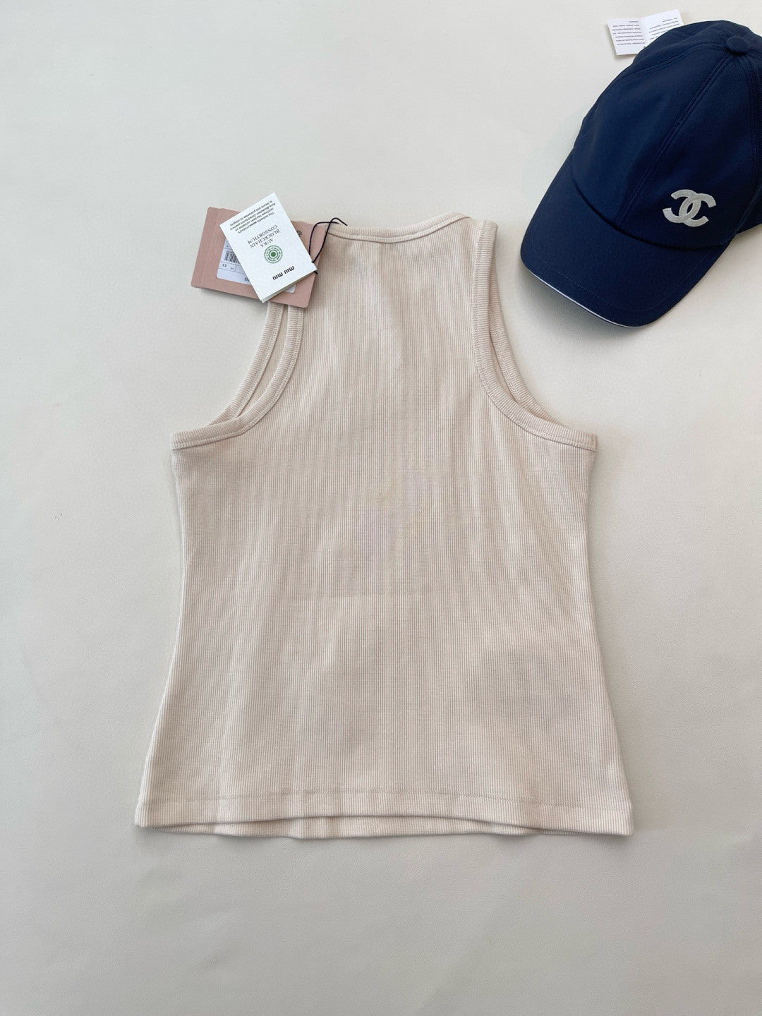 Women's Summer Solid Color Embroidery Beaded Letter Print Round Neck Sleeveless Tank Top Vest #75116