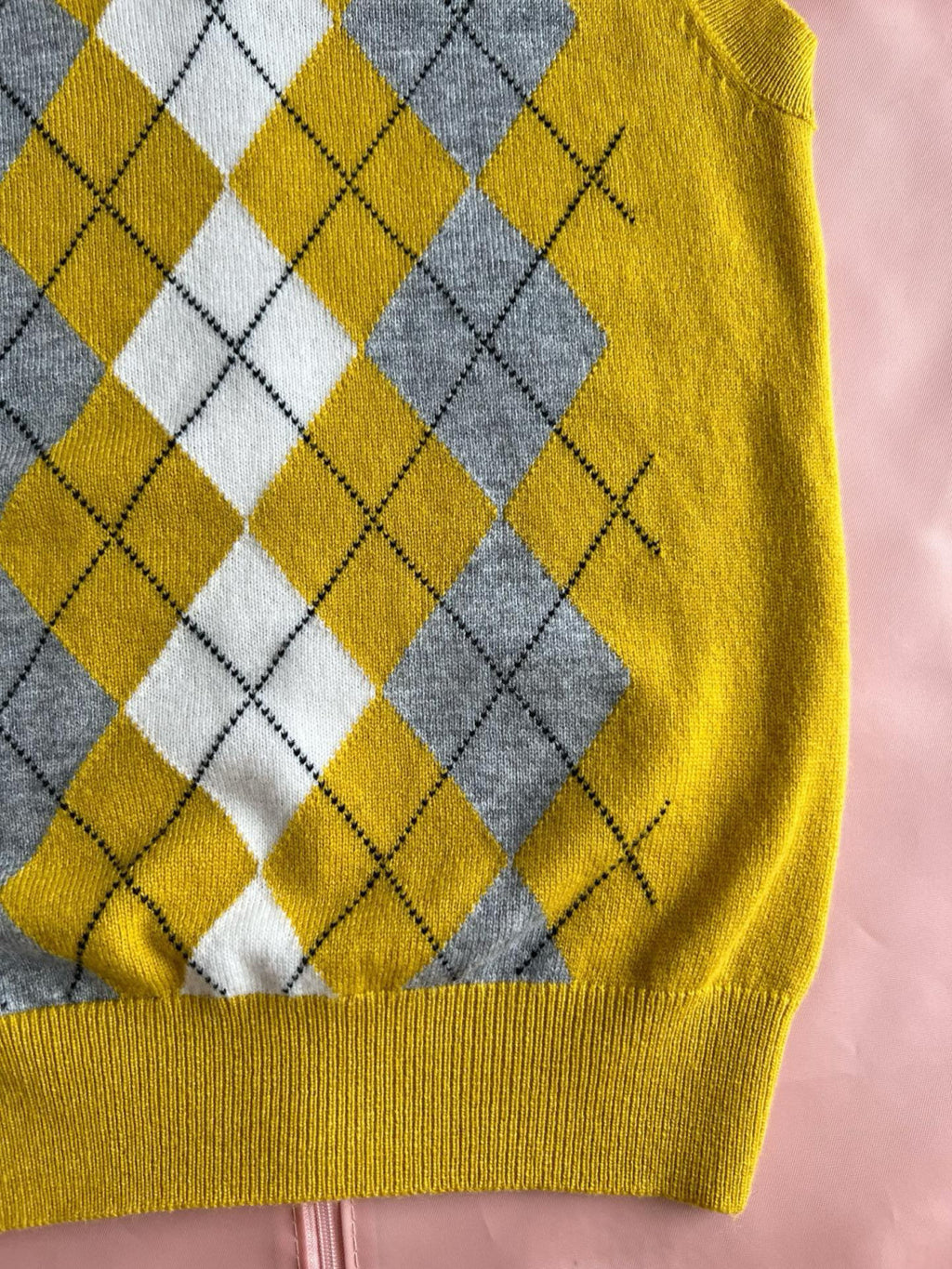 Women's Fall/winter Fashion Casual V-neck Letter Print Pullover Cashmere Vest #78463