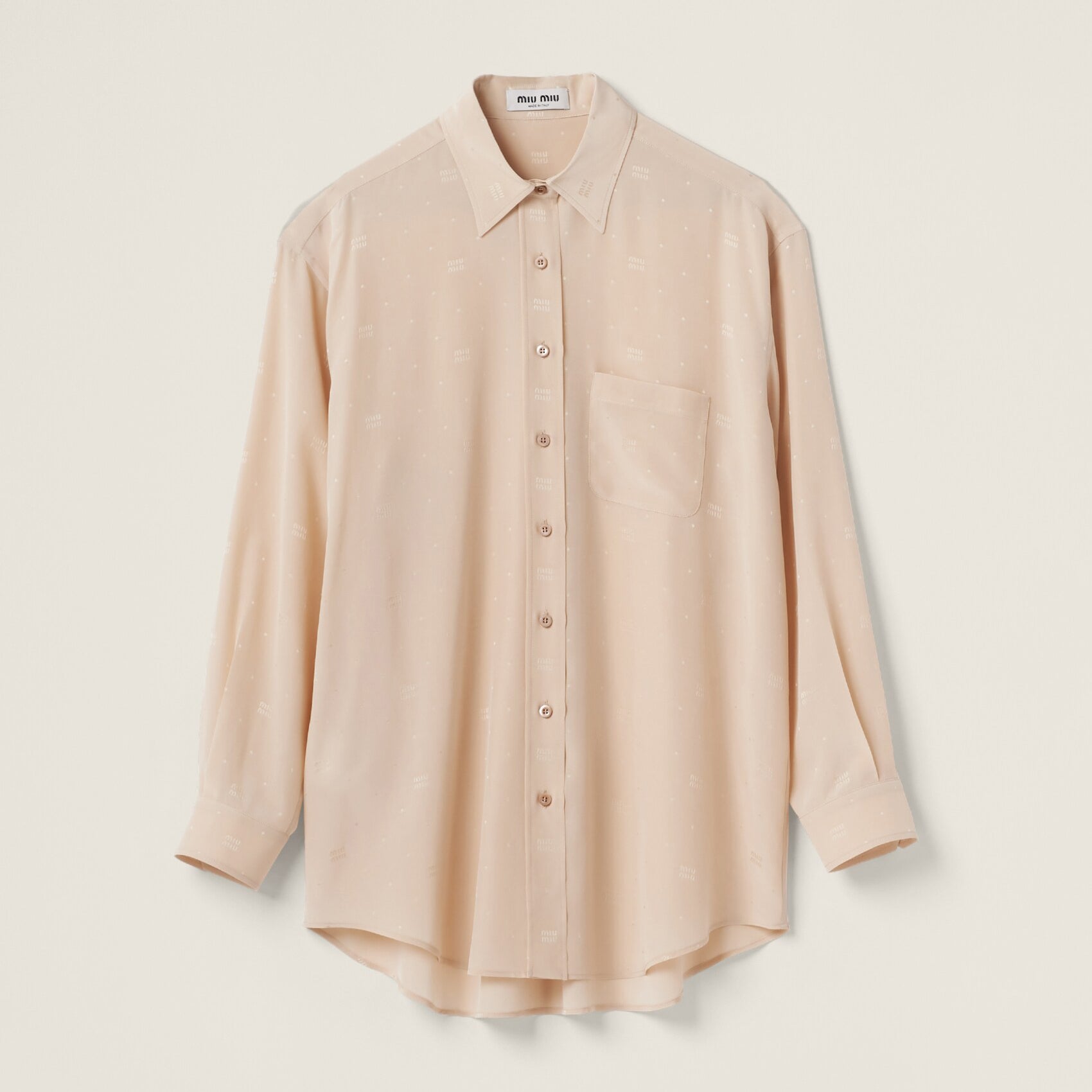 Women's Spring/Summer Dark Logo Khaki Single Breasted Long Sleeve Shirt Pleated Short Skirt Set Suit #72378