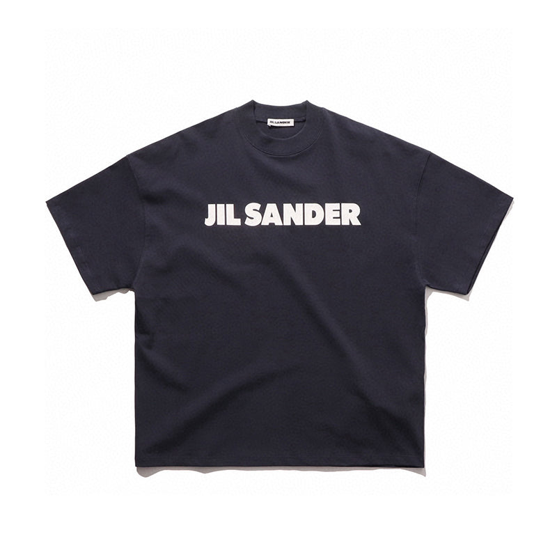 Jil Sander Men's Women's Summer Casual Short Sleeve Solid Color Letter Printed Loose Short Sleeve T-Shirt #98273