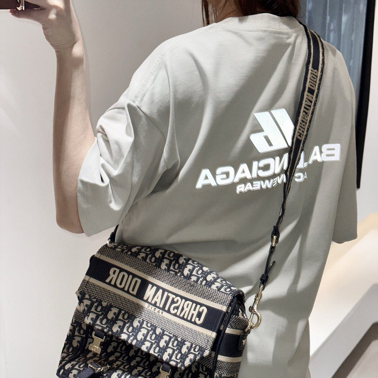 Men's Women's Solid Color Reflective Logo Letter Loose Short Sleeve T Shirt  #98338